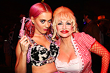 Sandy Anderson with the Real Katy Perry at Katys Wild West themed birthday party in 2011